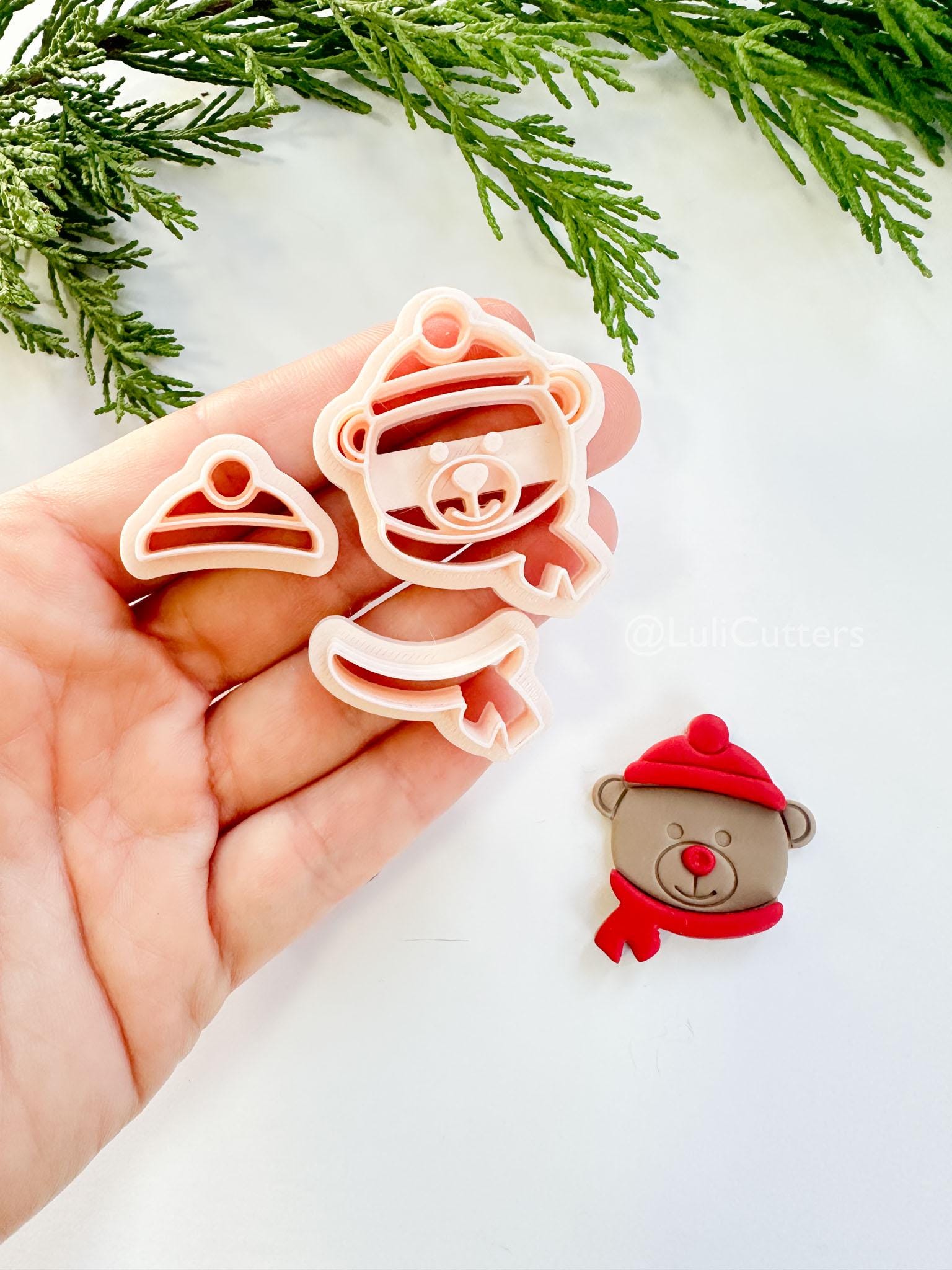 Snö Cub Clay Cutter: Winter Bear Polymer Clay Tool