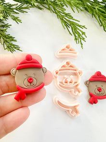 Snö Cub Clay Cutter: Winter Bear Polymer Clay Tool