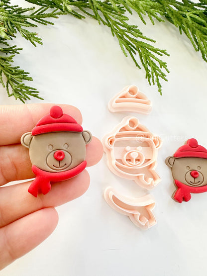 Snö Cub Clay Cutter: Winter Bear Polymer Clay Tool