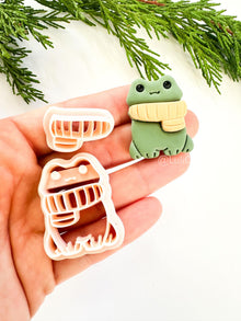 Glaci Hopper Clay Cutter: Winter Frog Polymer Clay Tool