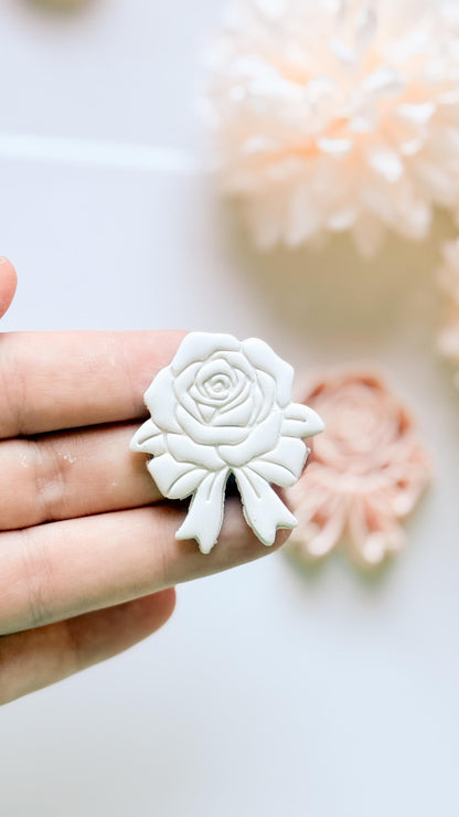 Rozka Cutter: Rose Bow Design for Polymer Clay Earrings