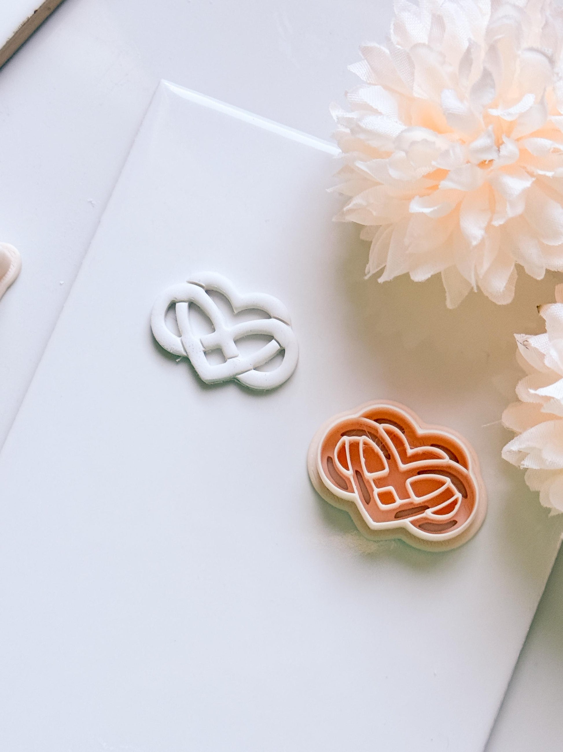 Eternal Love Cutter: Heart Pattern Design for Polymer Clay