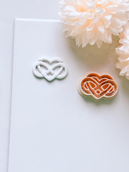 Eternal Love Cutter: Heart Pattern Design for Polymer Clay