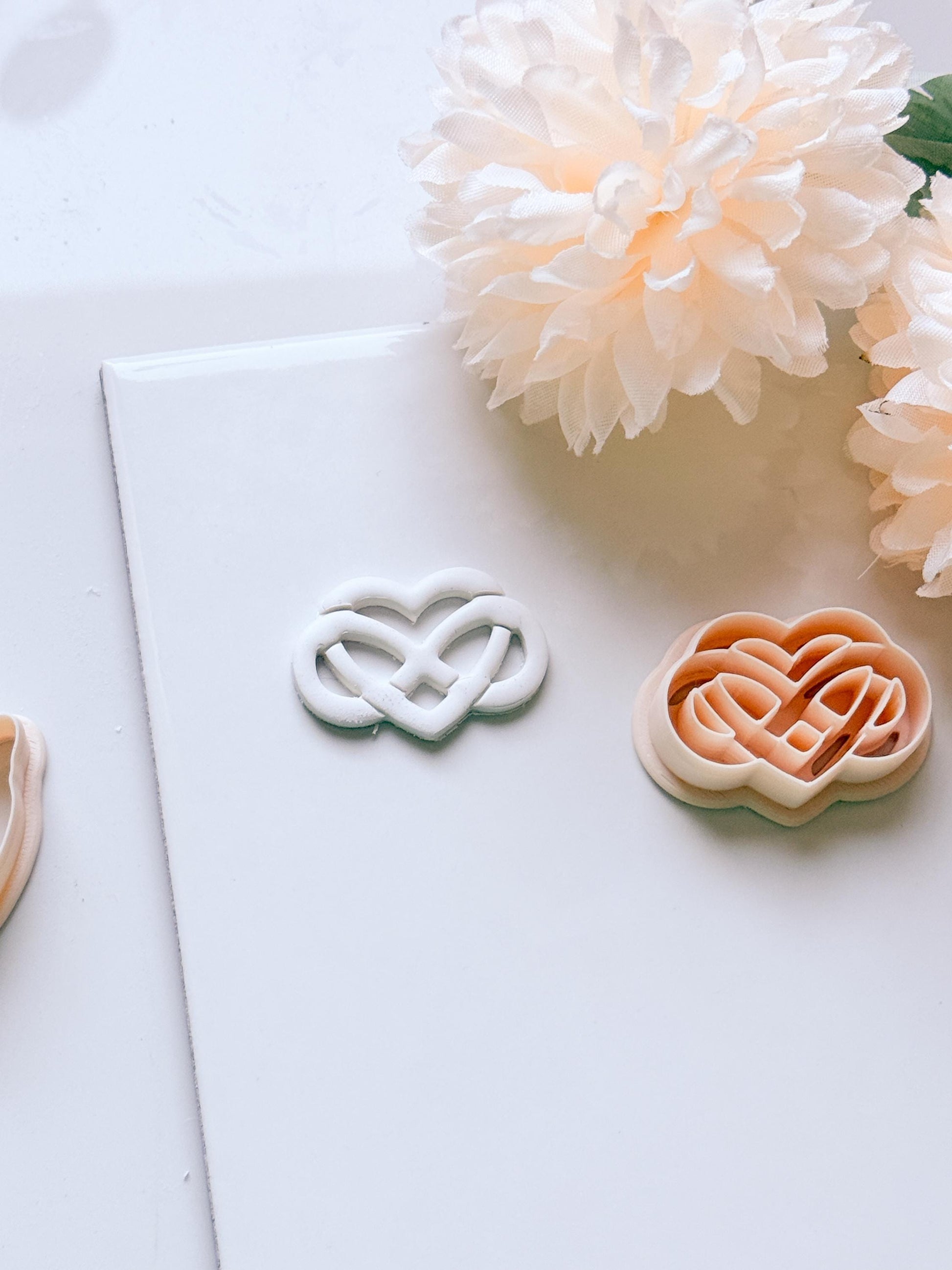 Eternal Love Cutter: Heart Pattern Design for Polymer Clay