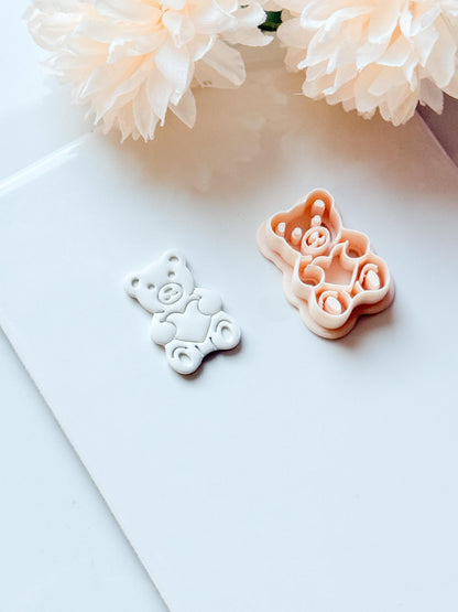 Gummy Bug Bear Clay Cutter: Teddy Bear with Heart