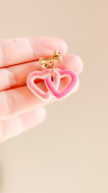 Heartchain Duo Cutter: Interlocking Heart Shape for Polymer Clay