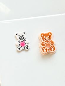 Gummy Bug Bear Clay Cutter: Teddy Bear with Heart
