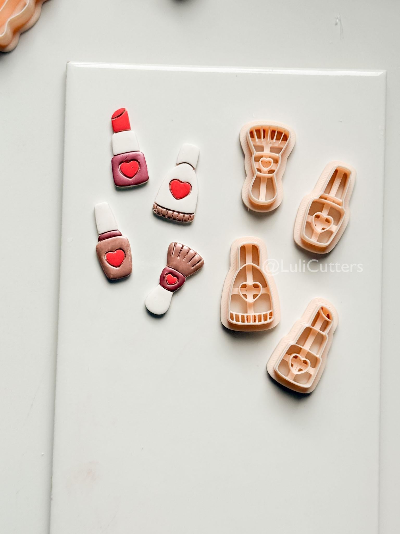 Sweetheart Glam Minis Clay Cutters: Beauty Icons