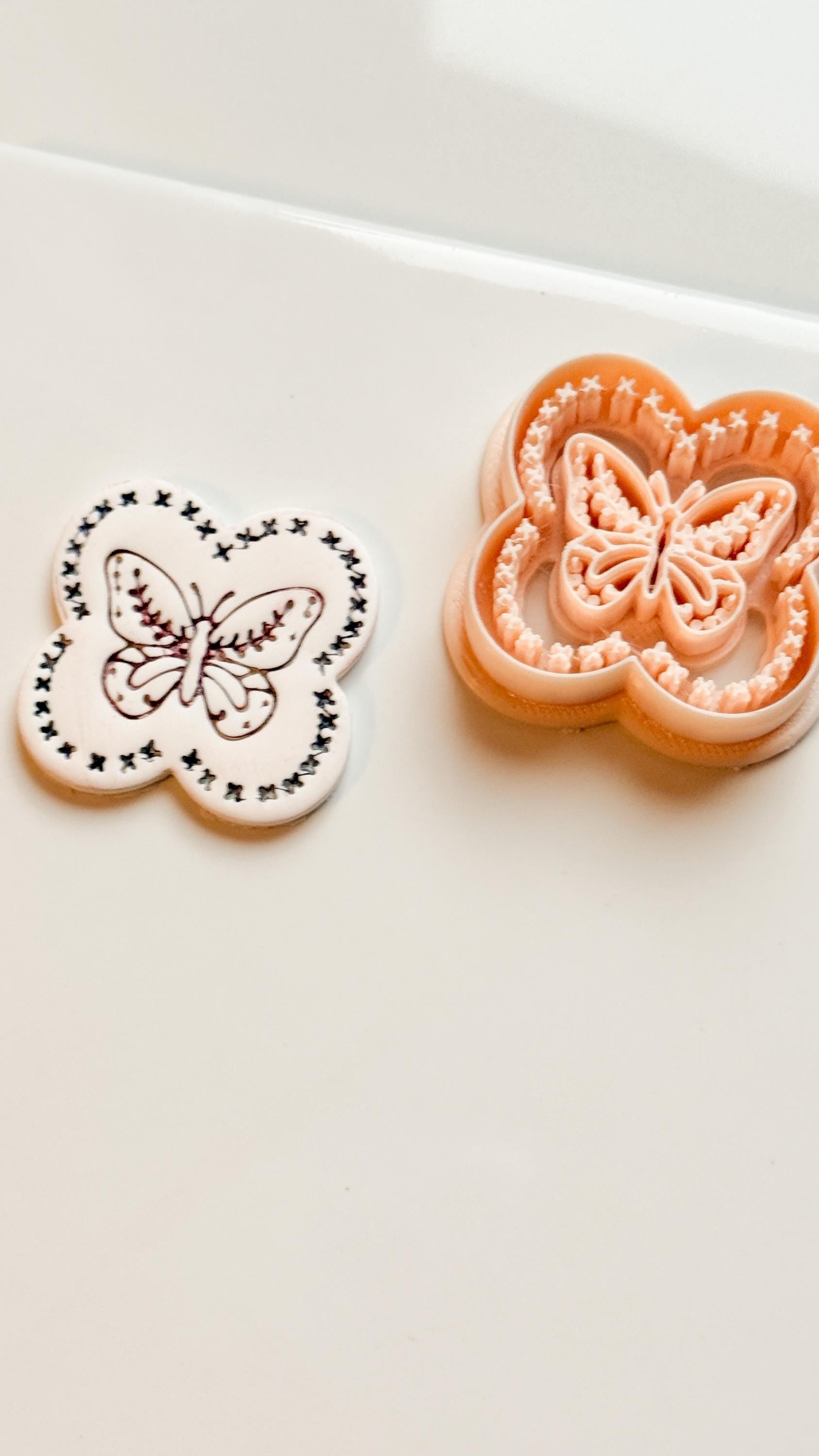 Donna Butterfly Clay Cutter: Ornate Butterfly Shape