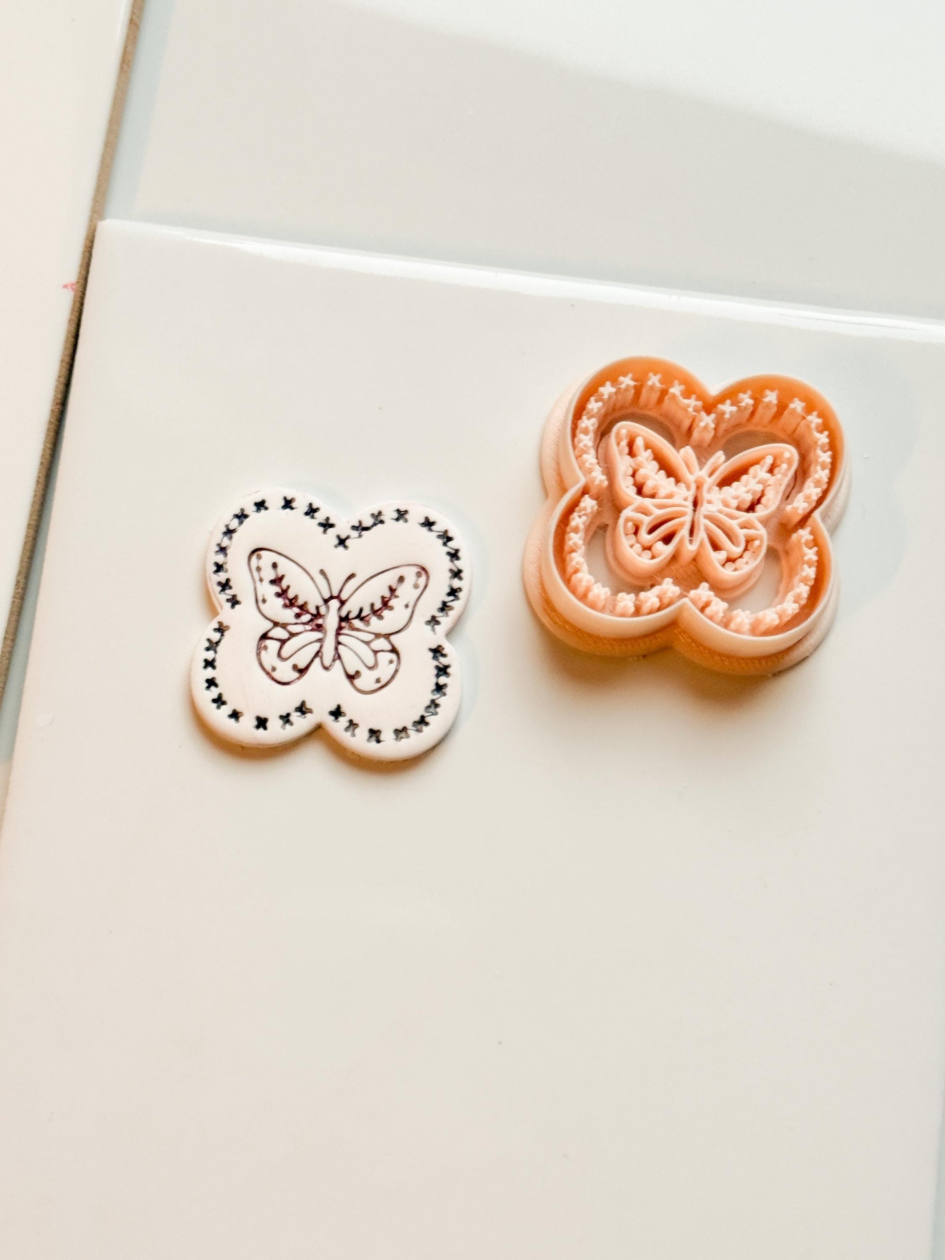 Donna Butterfly Clay Cutter: Ornate Butterfly Shape