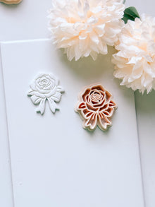 Rozka Cutter: Rose Bow Design for Polymer Clay Earrings