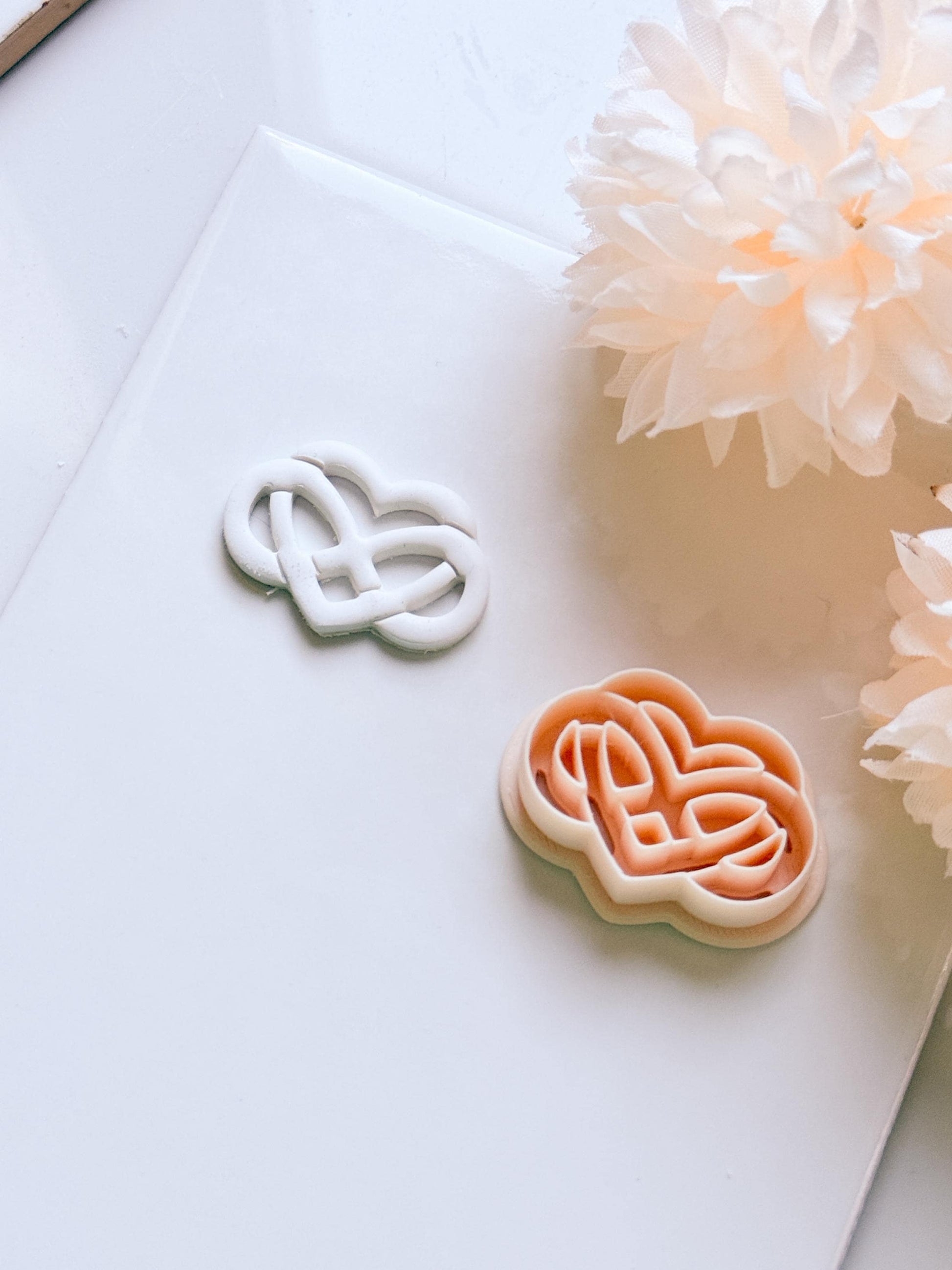 Eternal Love Cutter: Heart Pattern Design for Polymer Clay