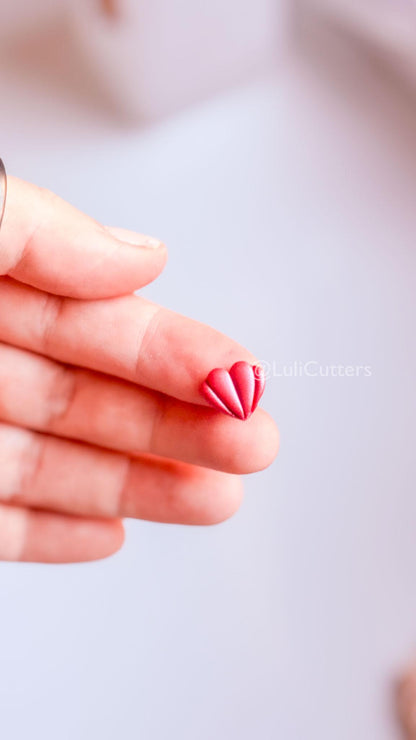 Micro Valentine Heart Clay Cutters: Love Symbols Set