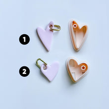 Interchangeable Hoop Heart Clay Cutter: Open Heart Silhouette