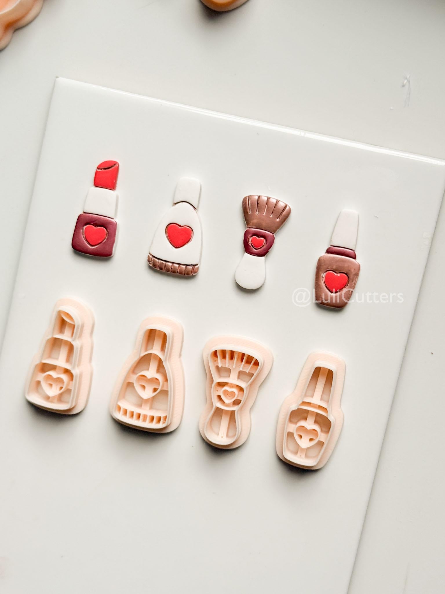 Sweetheart Glam Minis Clay Cutters: Beauty Icons