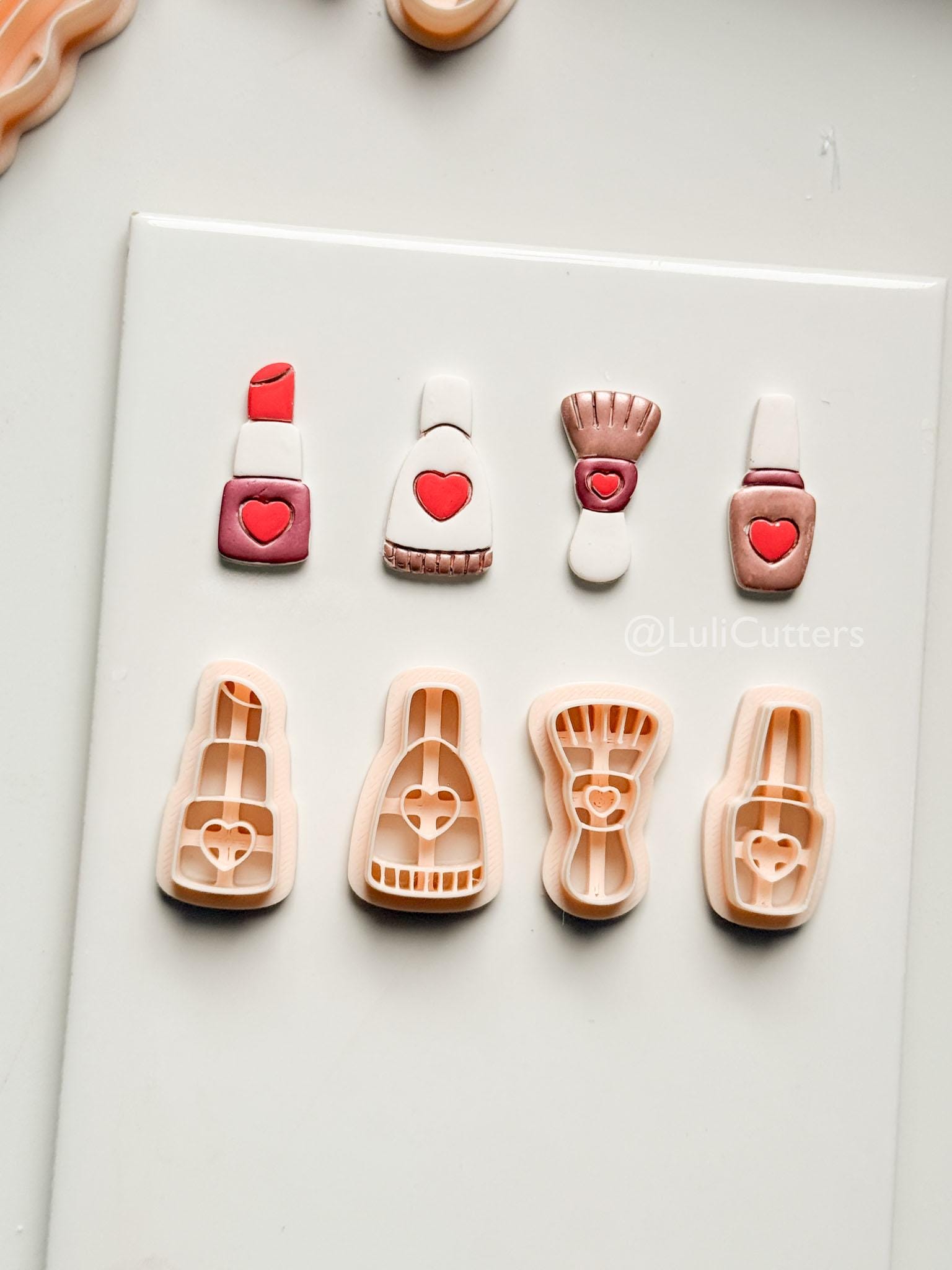 Sweetheart Glam Minis Clay Cutters: Beauty Icons