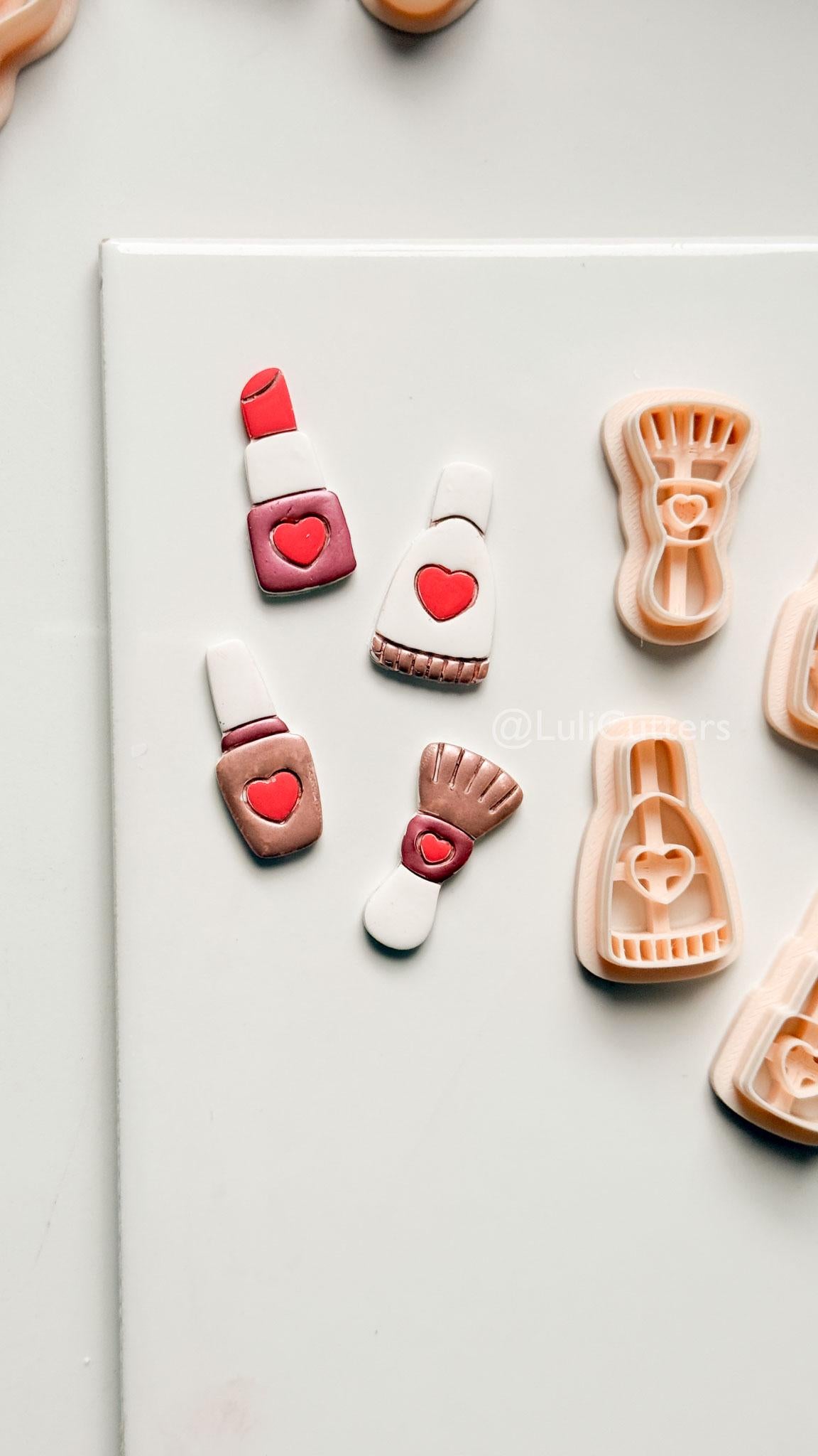 Sweetheart Glam Minis Clay Cutters: Beauty Icons