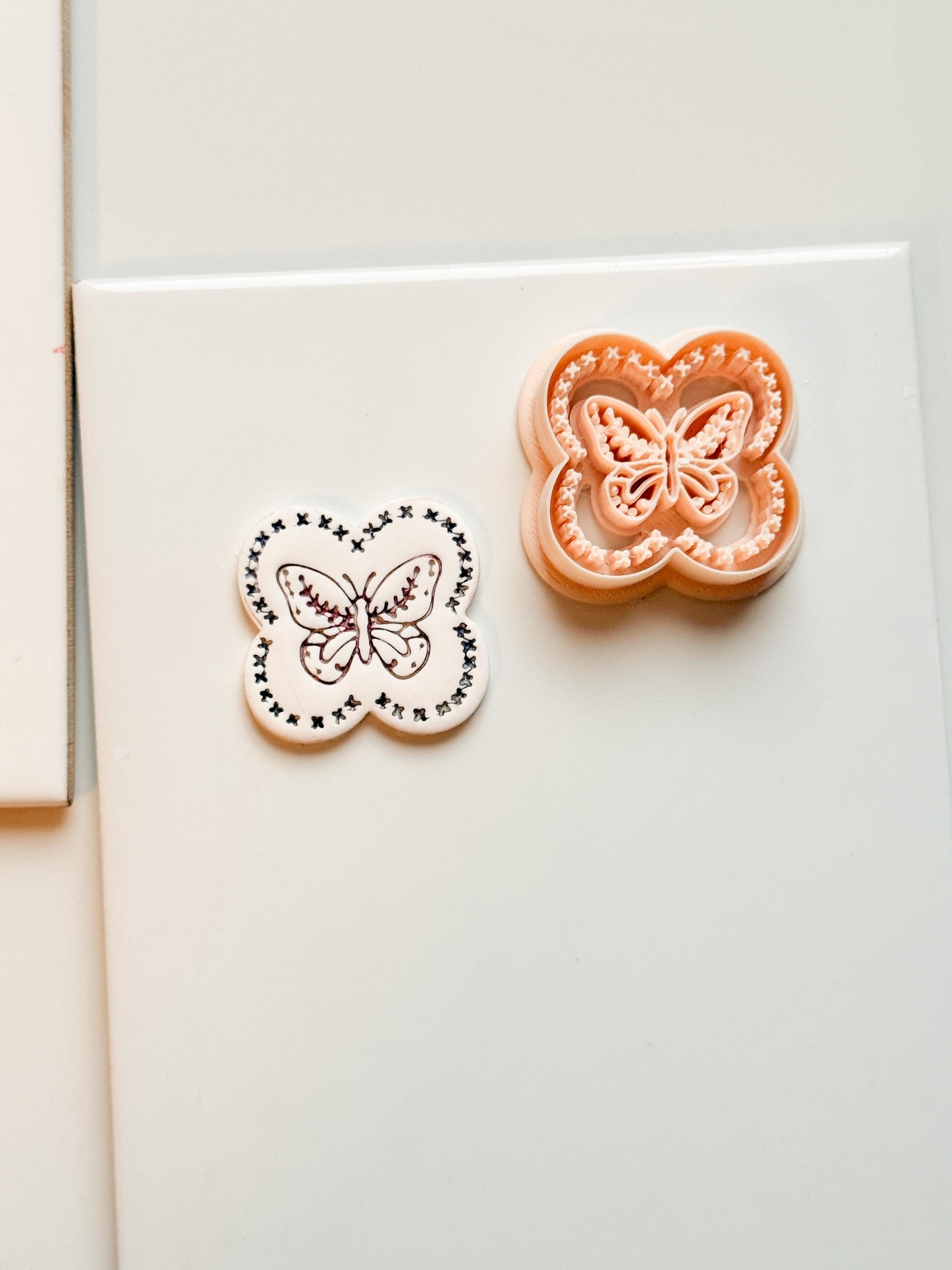 Donna Butterfly Clay Cutter: Ornate Butterfly Shape