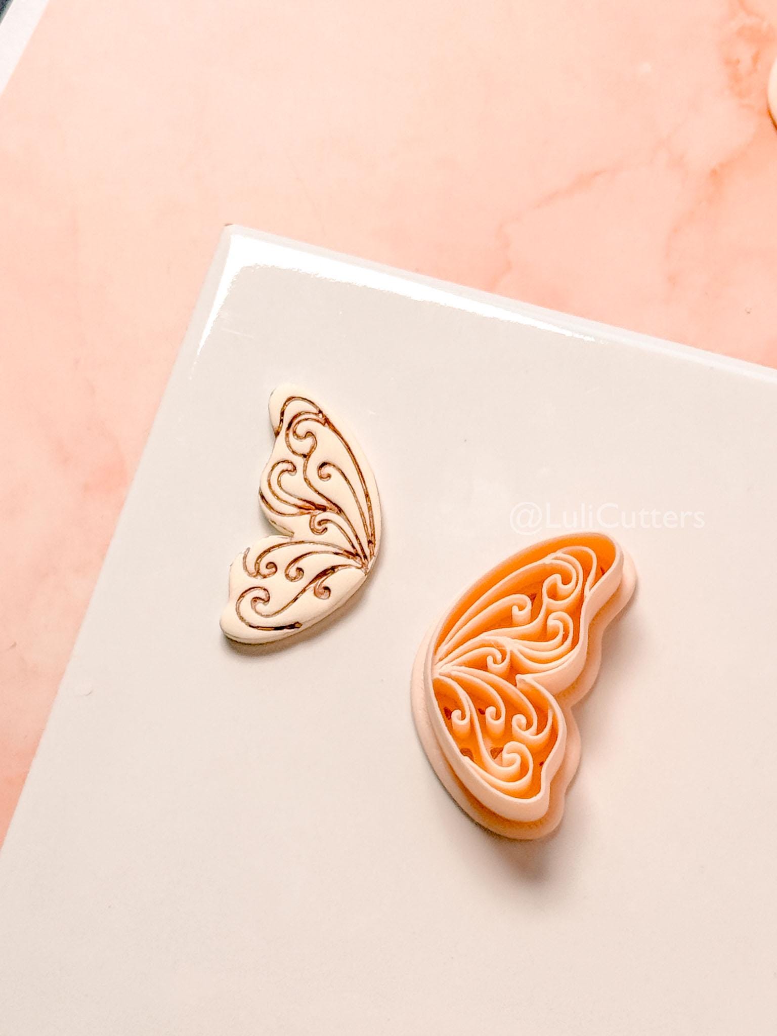 Vilore Butterfly Clay Cutter: Ornate Wing Shape