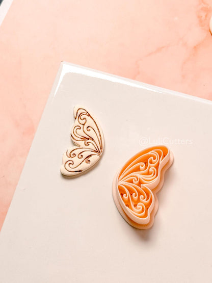 Vilore Butterfly Clay Cutter: Ornate Wing Shape