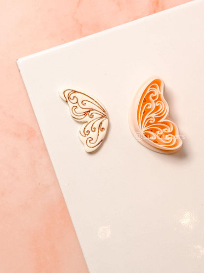 Vilore Butterfly Clay Cutter: Ornate Wing Shape