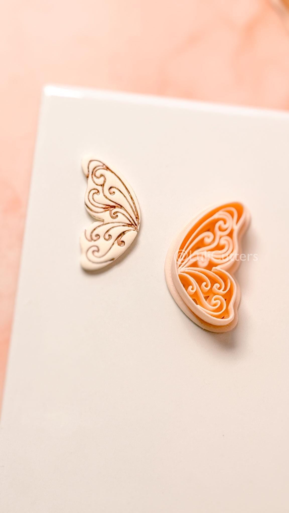 Vilore Butterfly Clay Cutter: Ornate Wing Shape