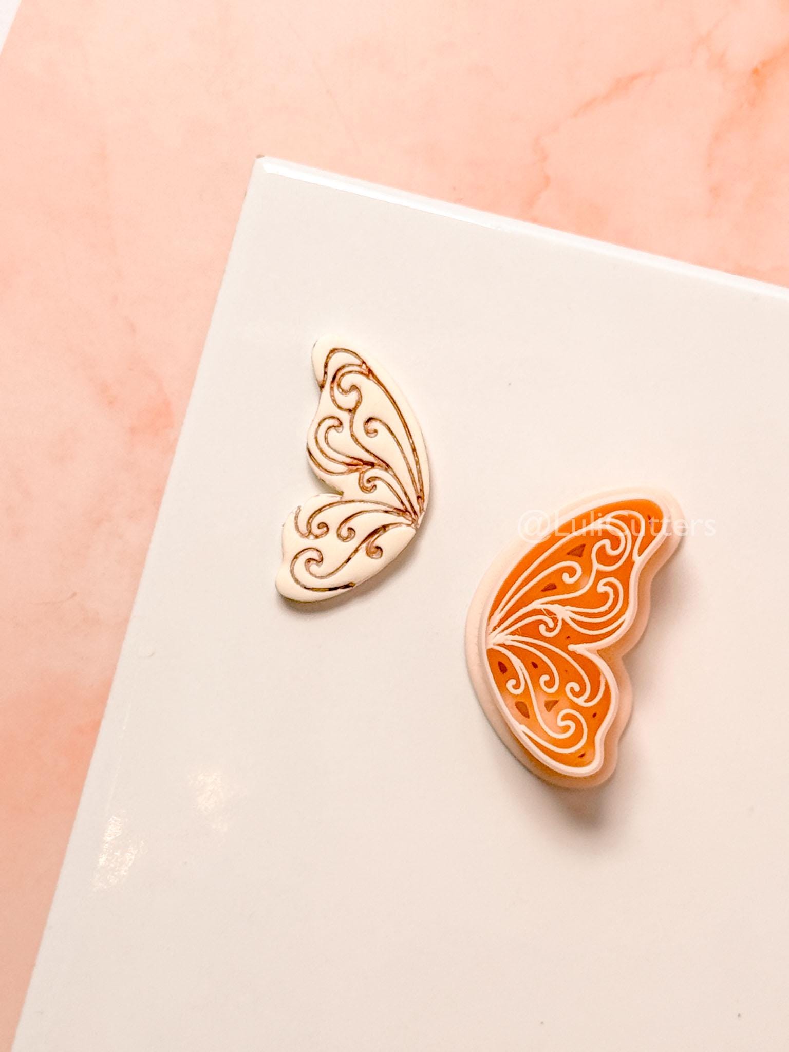 Vilore Butterfly Clay Cutter: Ornate Wing Shape