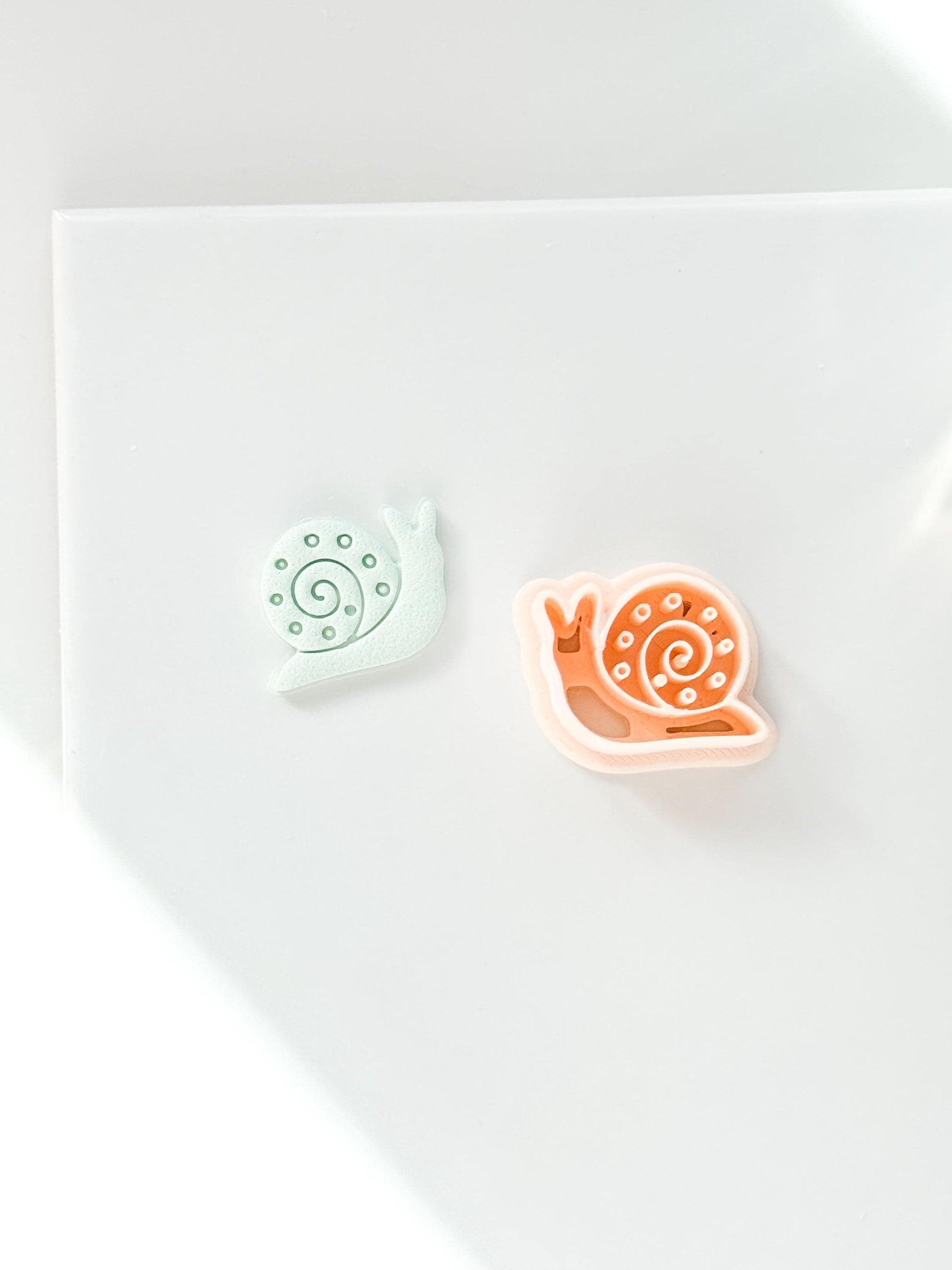 Tiny Traveler Clay Cutter: Whimsical Snail Design