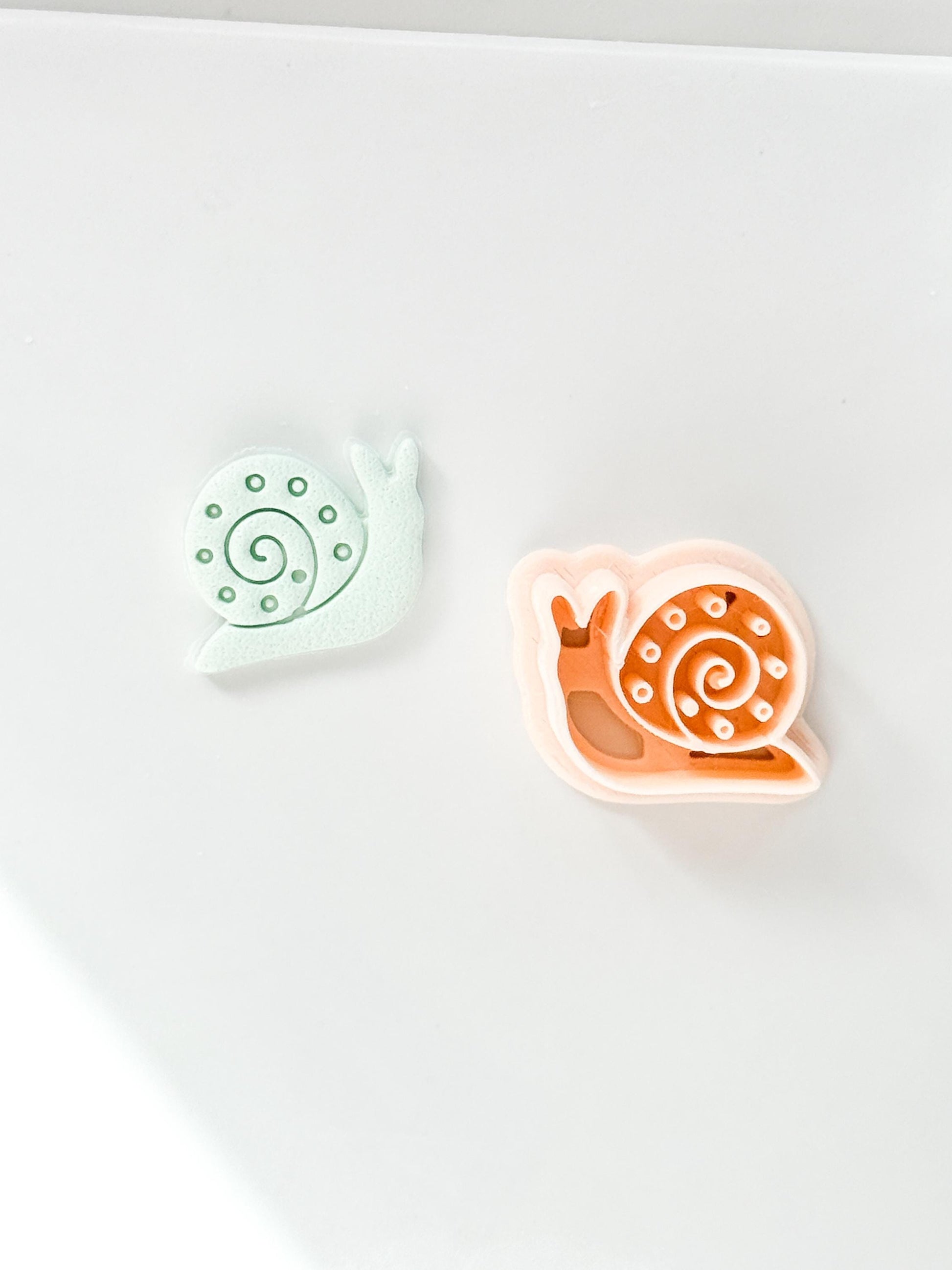 Tiny Traveler Clay Cutter: Whimsical Snail Design