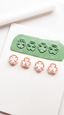 Shamrock and Four-Leaf Clover Clay Cutters: Tools for Polymer Jewelry