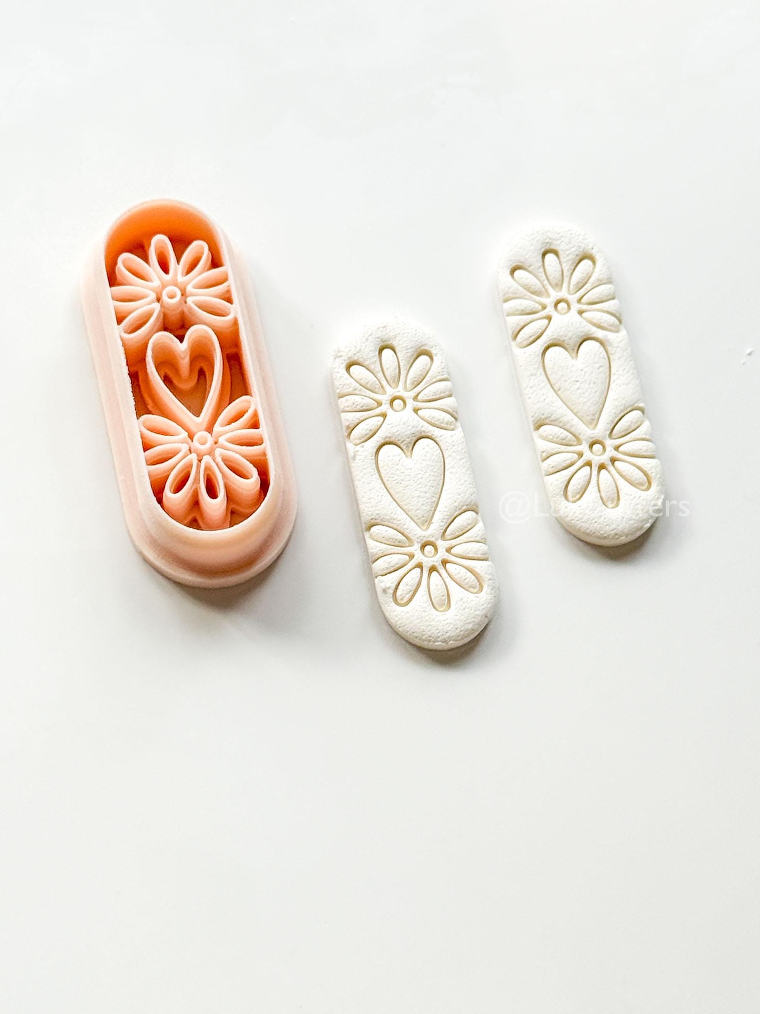 Carmen Floral Bar - polymer clay earring cutter