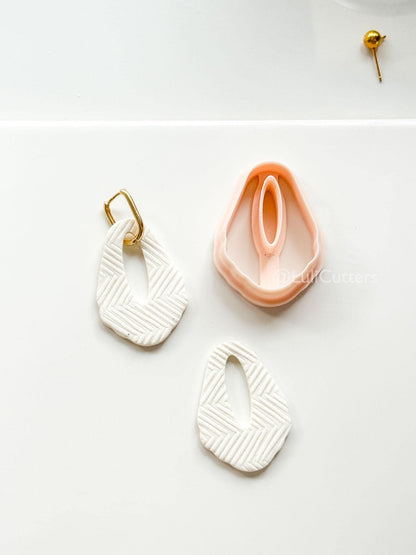 Carmen Drop Cutter - polymer clay earring cutter