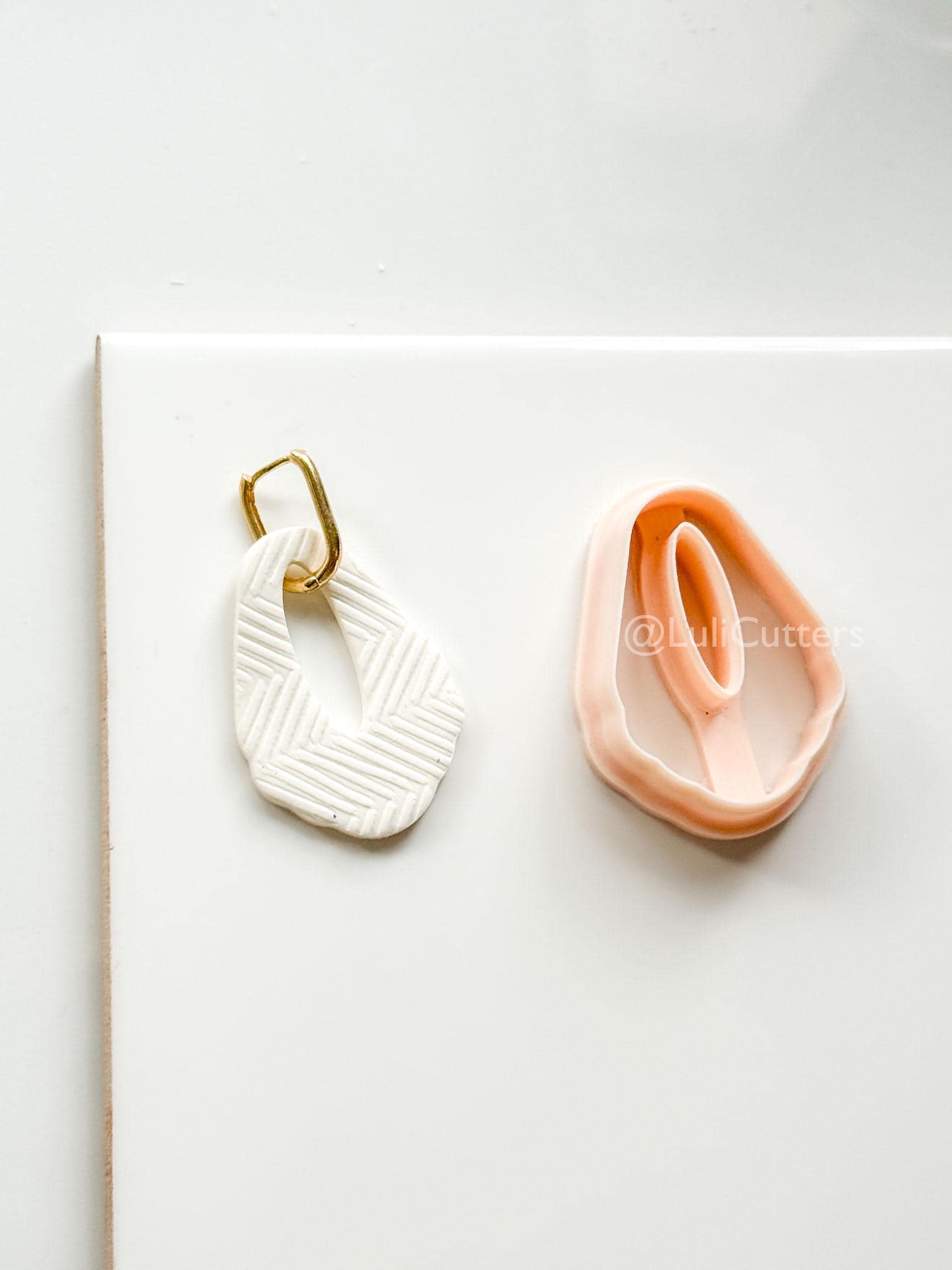 Carmen Drop Cutter - polymer clay earring cutter