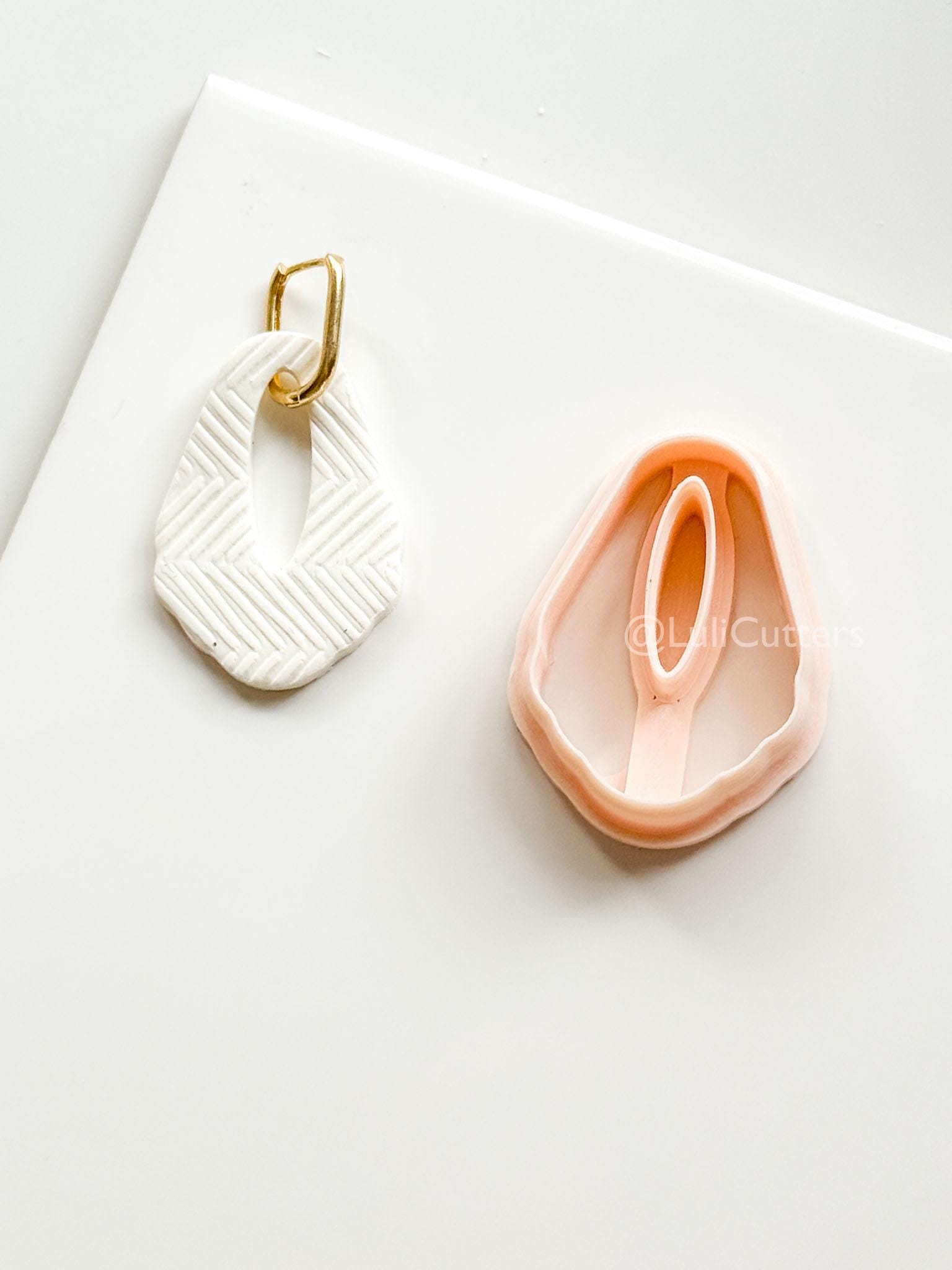 Carmen Drop Cutter - polymer clay earring cutter