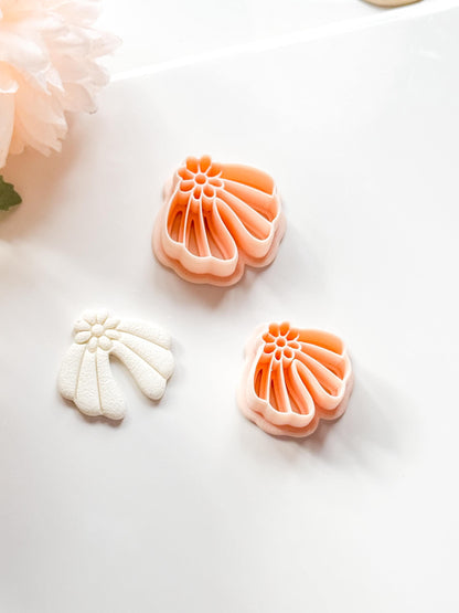 Daisy Dora Clay Cutter: Groovy Floral Arch Design for Polymer Clay Jewelry