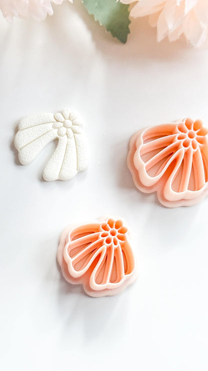 Daisy Dora Clay Cutter: Groovy Floral Arch Design for Polymer Clay Jewelry