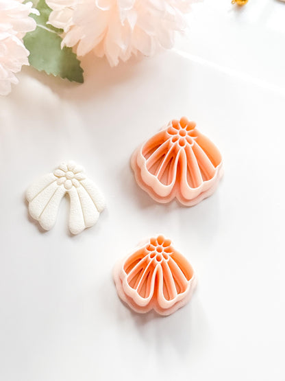 Daisy Dora Clay Cutter: Groovy Floral Arch Design for Polymer Clay Jewelry