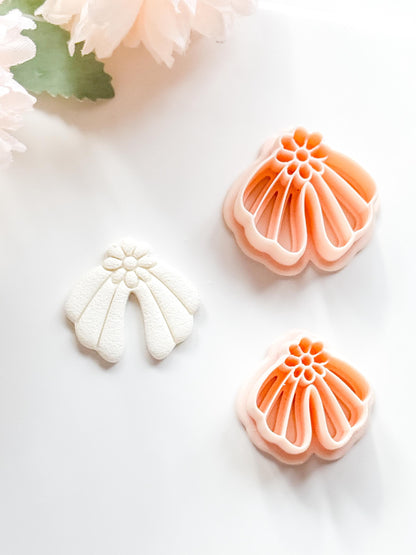 Daisy Dora Clay Cutter: Groovy Floral Arch Design for Polymer Clay Jewelry