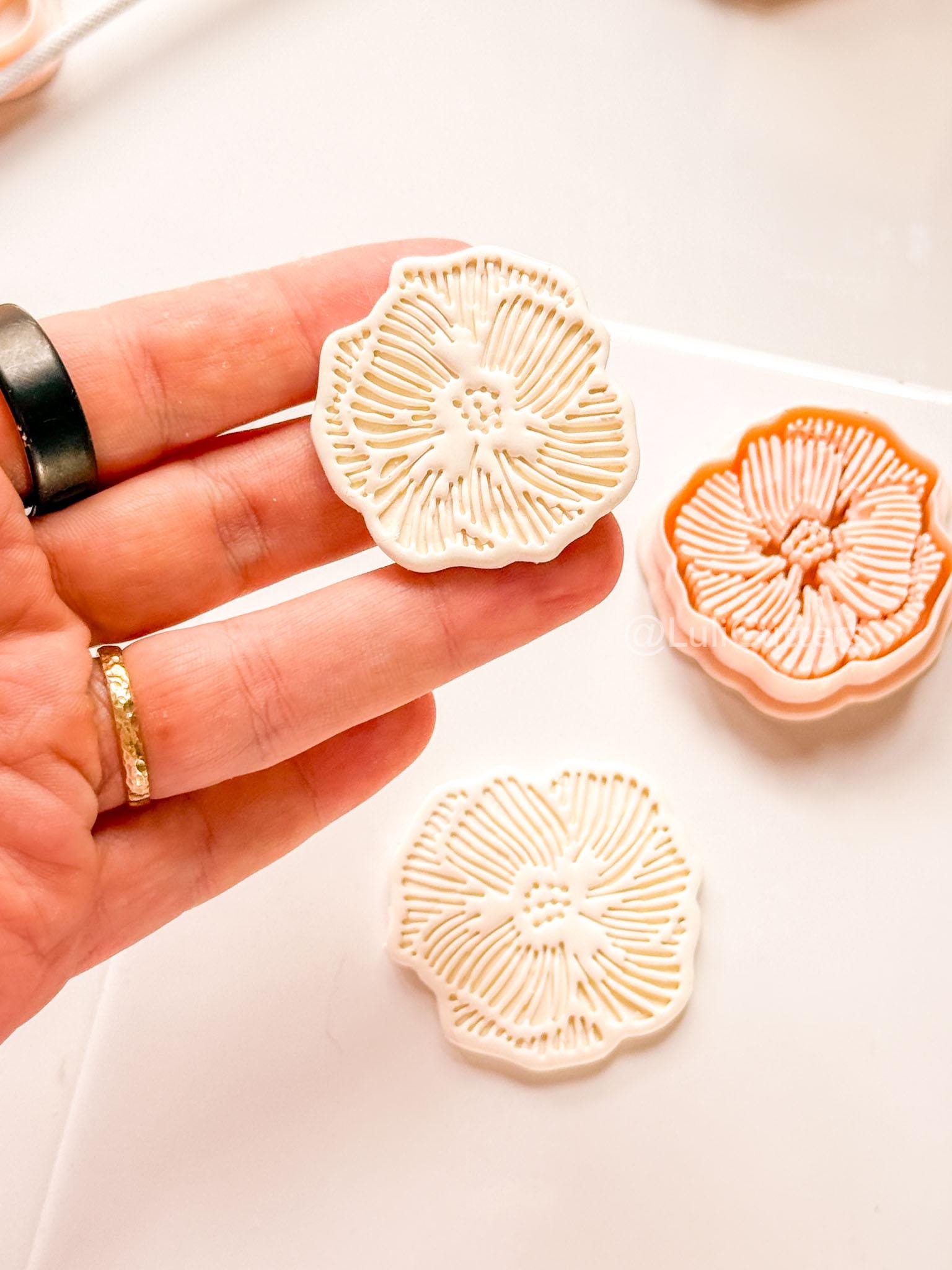 Bloom Dot Clay Cutter for Polymer Clay Earrings