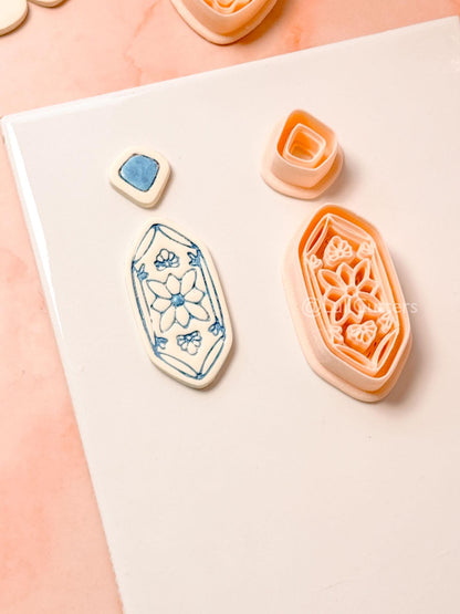 Petal Chapel Clay Cutter: Floral Arch Drop