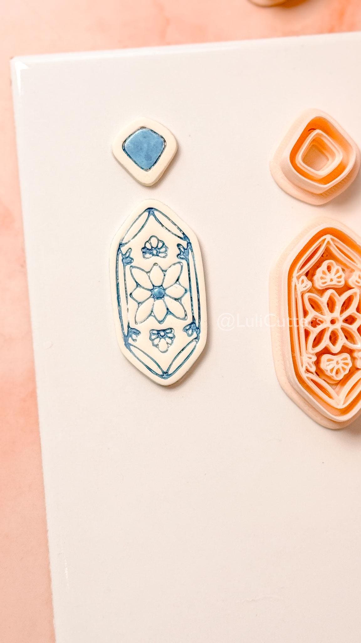 Petal Chapel Clay Cutter: Floral Arch Drop