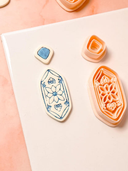 Petal Chapel Clay Cutter: Floral Arch Drop