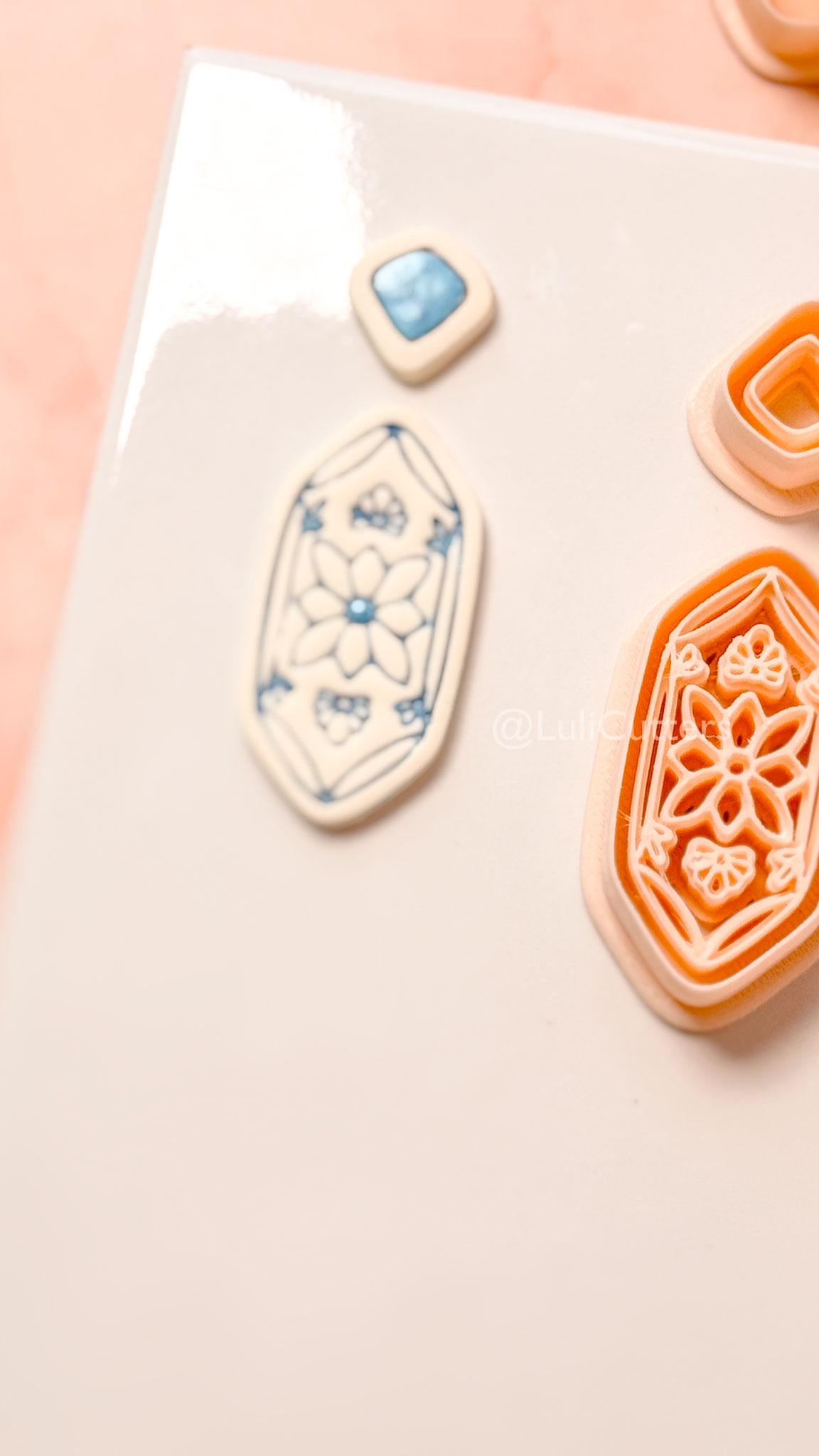 Petal Chapel Clay Cutter: Floral Arch Drop