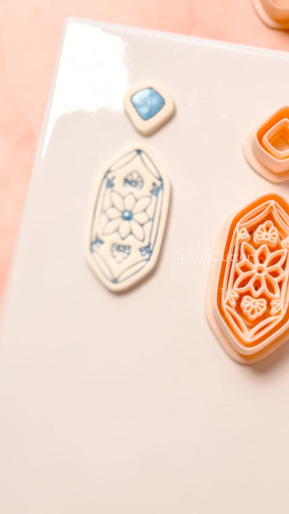 Petal Chapel Clay Cutter: Floral Arch Drop