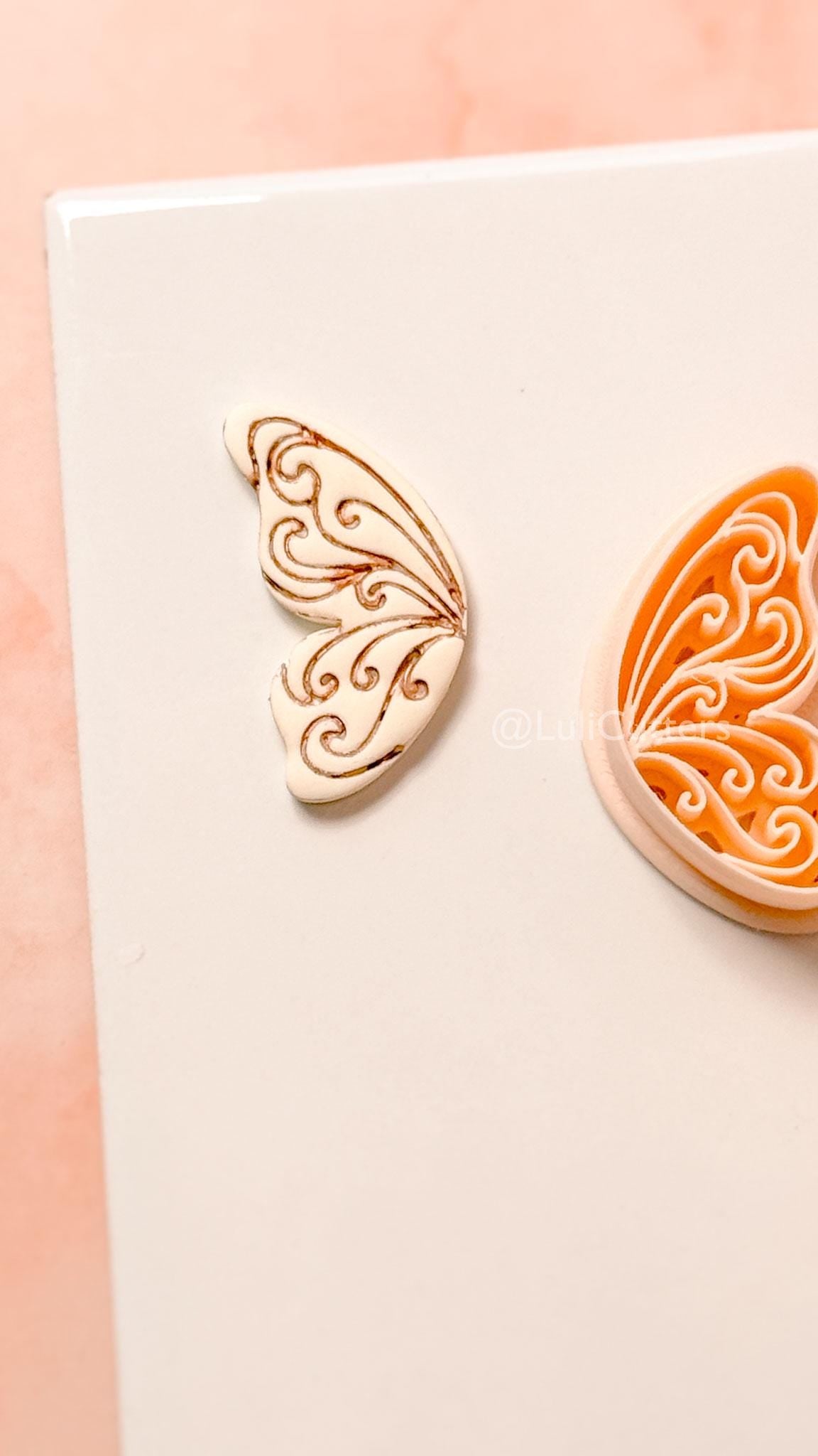 Vilore Butterfly Clay Cutter: Ornate Wing Shape