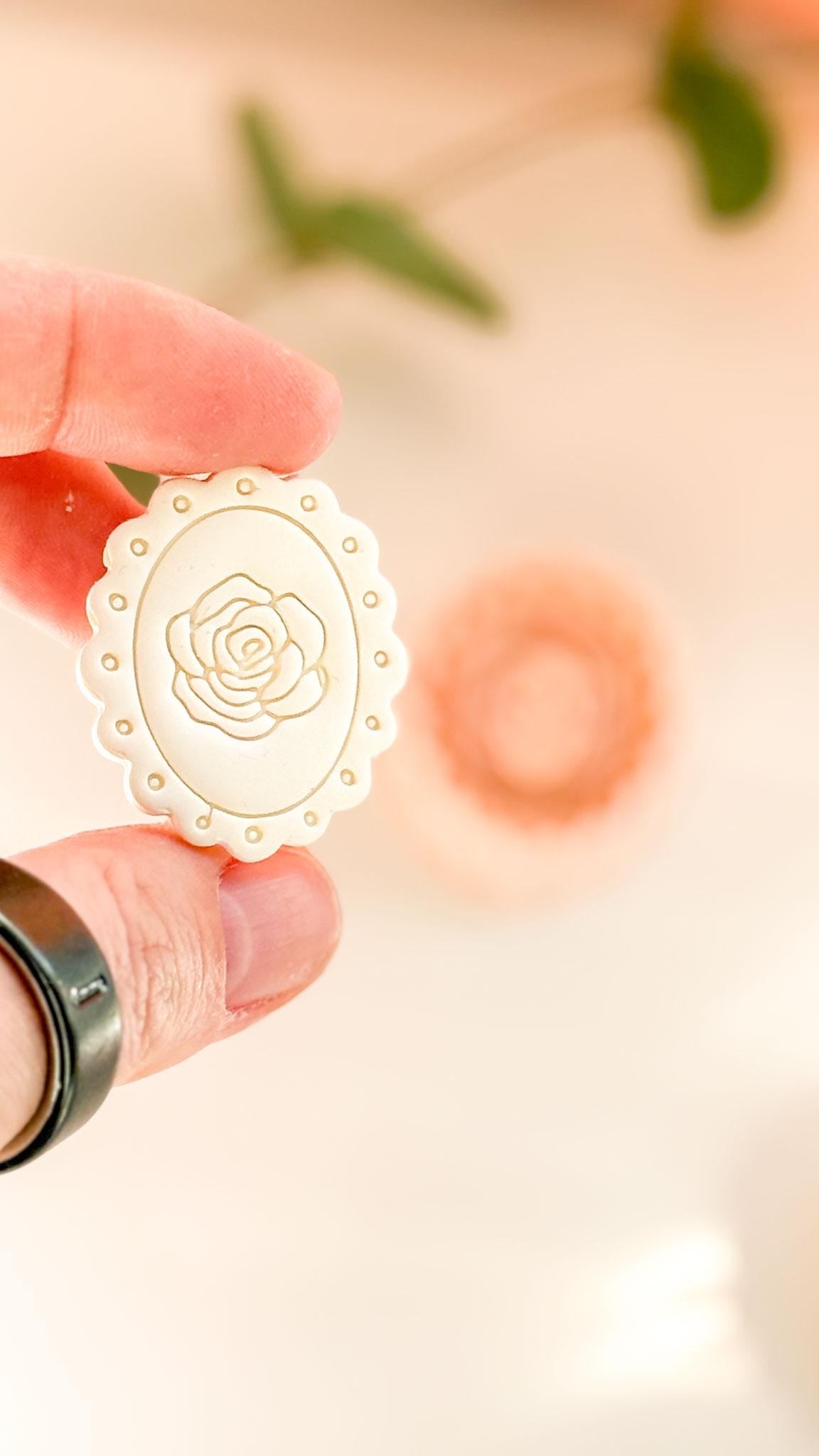 Luma Rose Clay Cutter - Floral Polymer Clay Earring