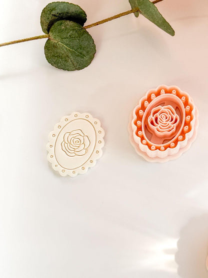 Luma Rose Clay Cutter - Floral Polymer Clay Earring