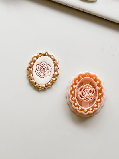 Luma Rose Clay Cutter - Floral Polymer Clay Earring