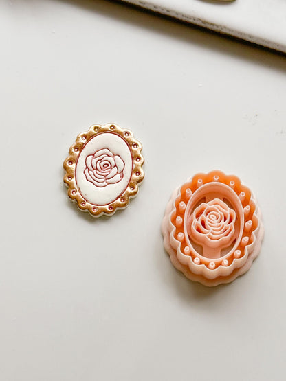 Luma Rose Clay Cutter - Floral Polymer Clay Earring