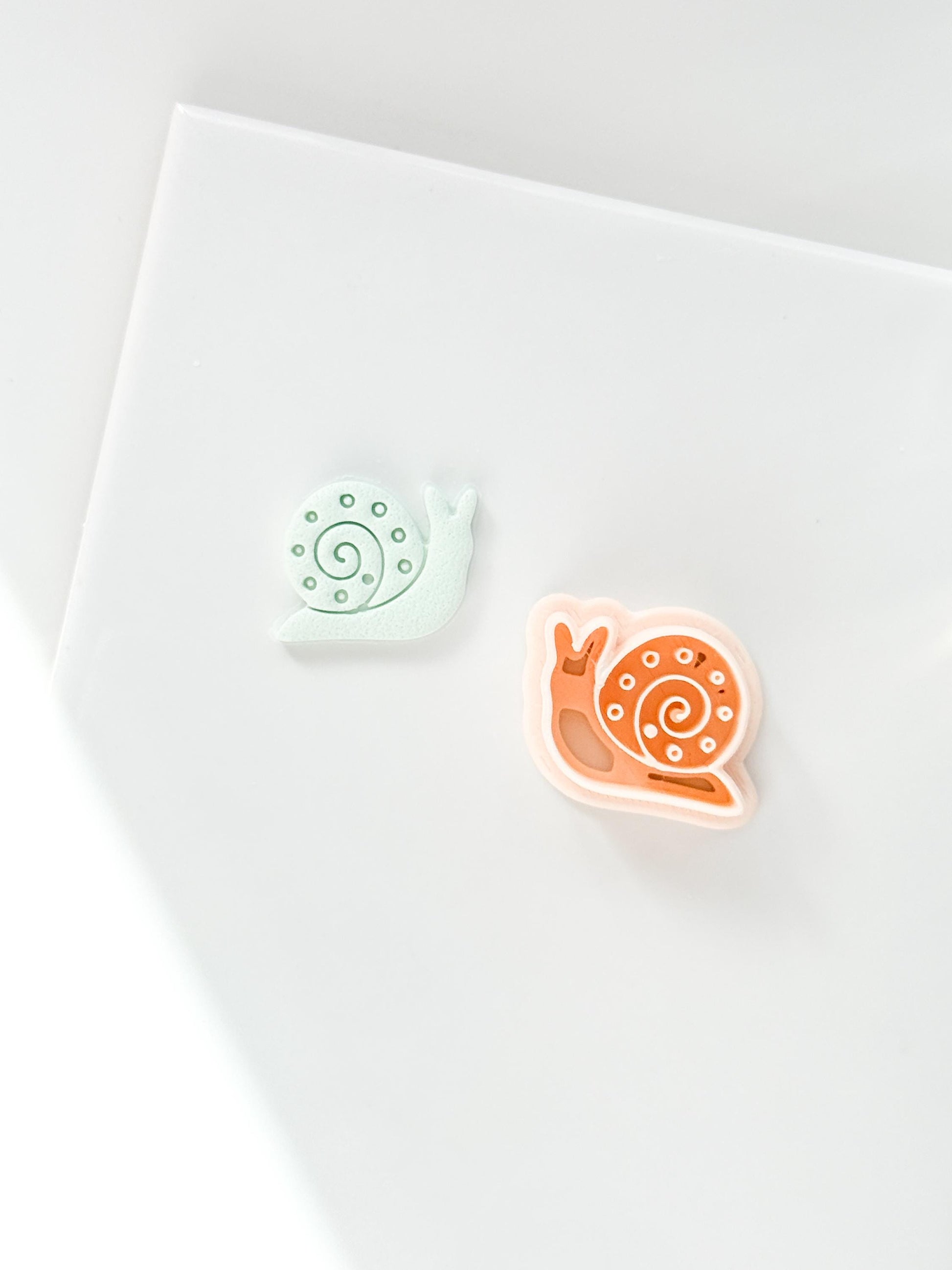 Tiny Traveler Clay Cutter: Whimsical Snail Design